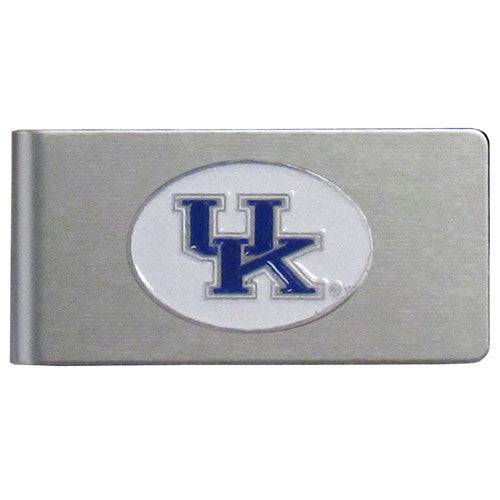 Kentucky Wildcats Brushed Metal Money Clip (SSKG) - 757 Sports Collectibles
