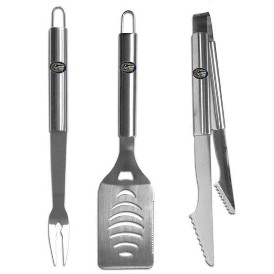 Florida Gators 3 pc Stainless Steel BBQ Set (SSKG) - 757 Sports Collectibles