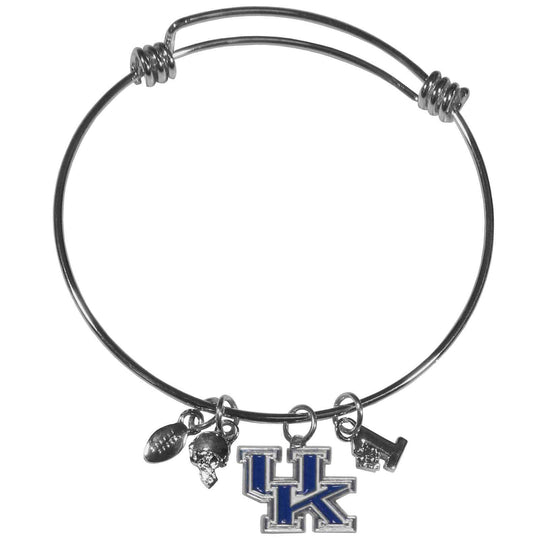 Kentucky Wildcats Charm Bangle Bracelet (SSKG) - 757 Sports Collectibles