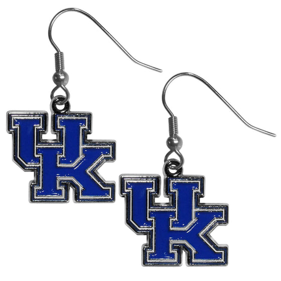 Kentucky Wildcats Chrome Dangle Earrings (SSKG) - 757 Sports Collectibles