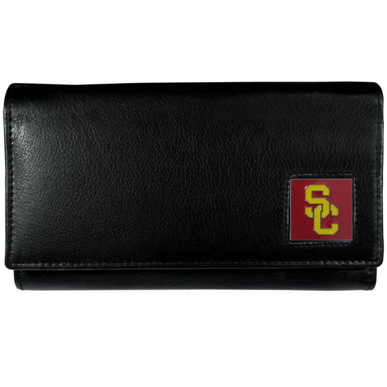 USC Trojans Leather Women's Wallet (SSKG) - 757 Sports Collectibles