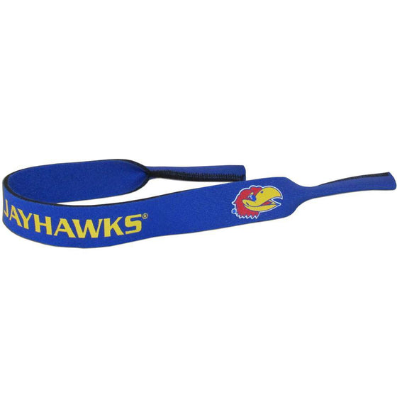 Kansas Jayhawks Neoprene Sunglass Strap (SSKG) - 757 Sports Collectibles