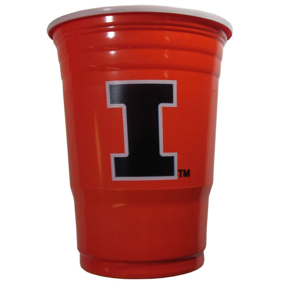 Illinois Fighting Illini Plastic Game Day Cups (SSKG) - 757 Sports Collectibles