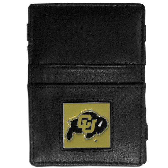 Colorado Buffaloes Leather Jacob's Ladder Wallet (SSKG) - 757 Sports Collectibles