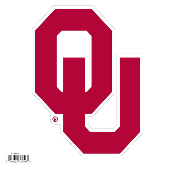 Oklahoma Sooners 8 inch Logo Magnets (SSKG) - 757 Sports Collectibles
