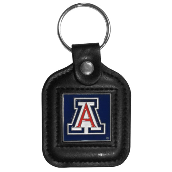 Arizona Wildcats Square Leatherette Key Chain (SSKG) - 757 Sports Collectibles