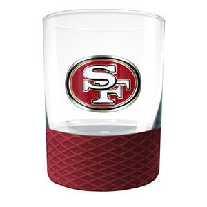 San Francisco 49ers14 oz. COMMISSIONER Rocks Glass