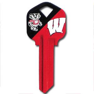 Kwikset Key - Wisconsin Badgers (SSKG) - 757 Sports Collectibles