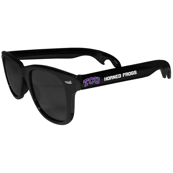 TCU Horned Frogs Beachfarer Bottle Opener Sunglasses - 757 Sports Collectibles
