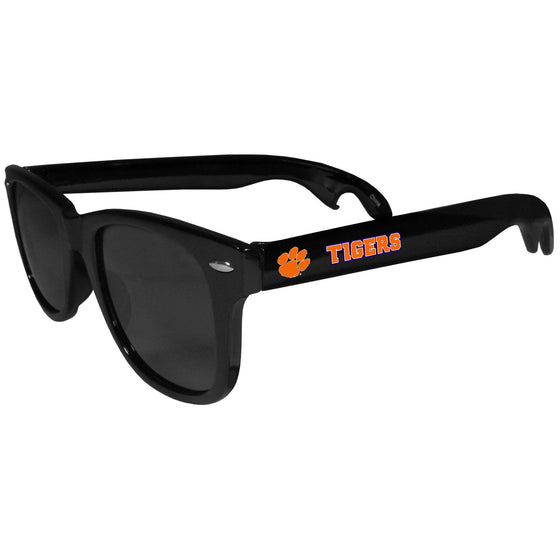 Clemson Tigers Beachfarer Bottle Opener Sunglasses - 757 Sports Collectibles