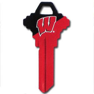 Schlage Key - Wisconsin Badgers (SSKG) - 757 Sports Collectibles