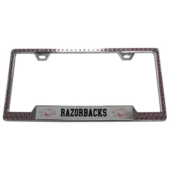 Arkansas Razorbacks Bling Tag Frame (SSKG) - 757 Sports Collectibles