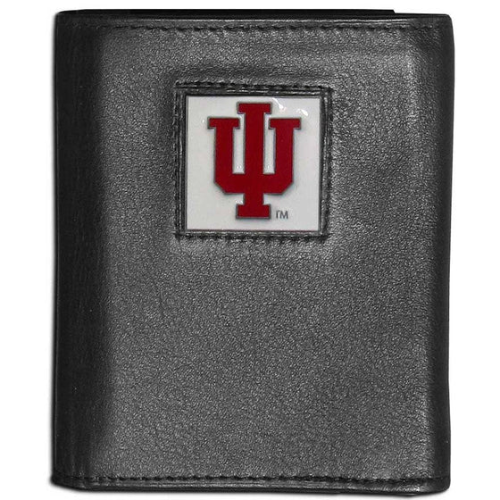Indiana Hoosiers Leather Tri-fold Wallet (SSKG) - 757 Sports Collectibles