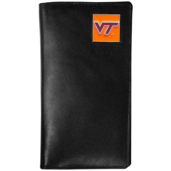 Virginia Tech Hokies Leather Tall Wallet (SSKG) - 757 Sports Collectibles