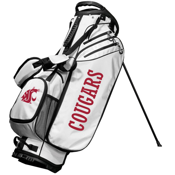 Washington State Cougars Birdie Stand Golf Bag Wht