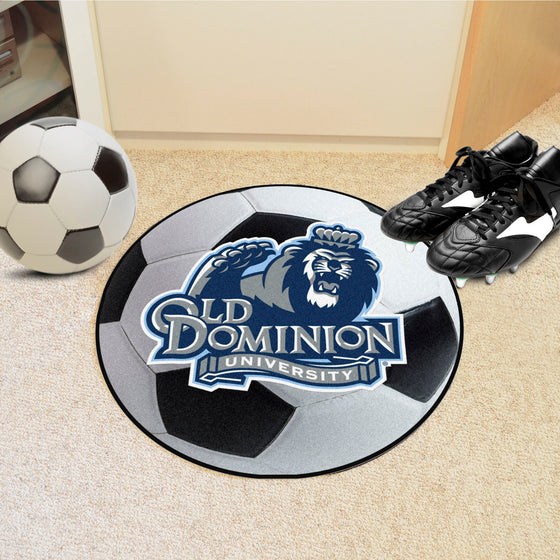 Old Dominion Monarchs Soccer Ball Rug - 27in. Diameter