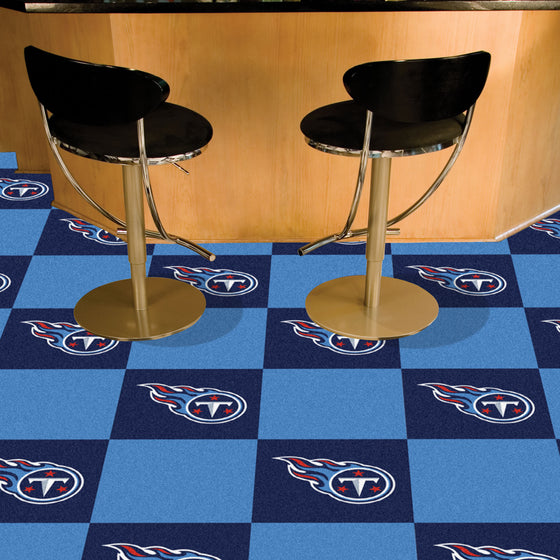 Tennessee Titans Team Carpet Tiles - 45 Sq Ft.