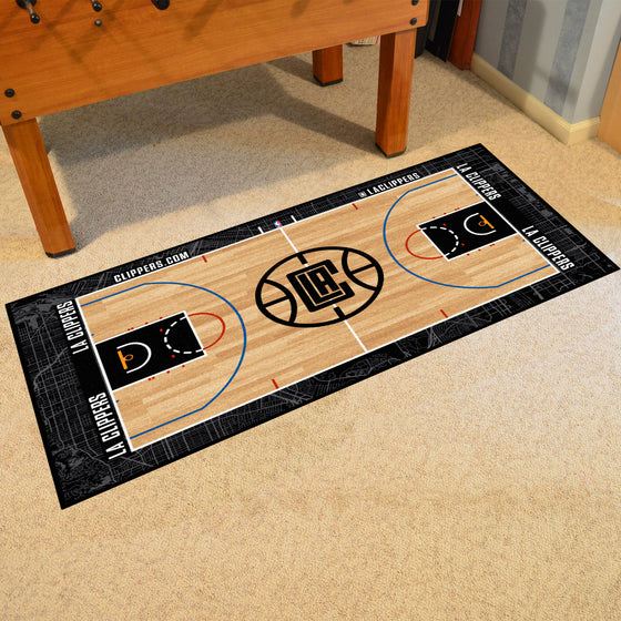 Los Angeles Clippers Large Court Runner Rug - 30in. x 54in.