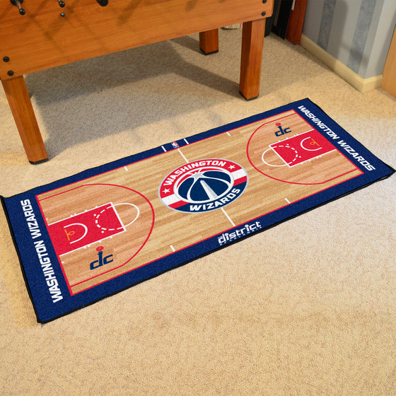 Washington Wizards Large Court Runner Rug - 30in. x 54in.