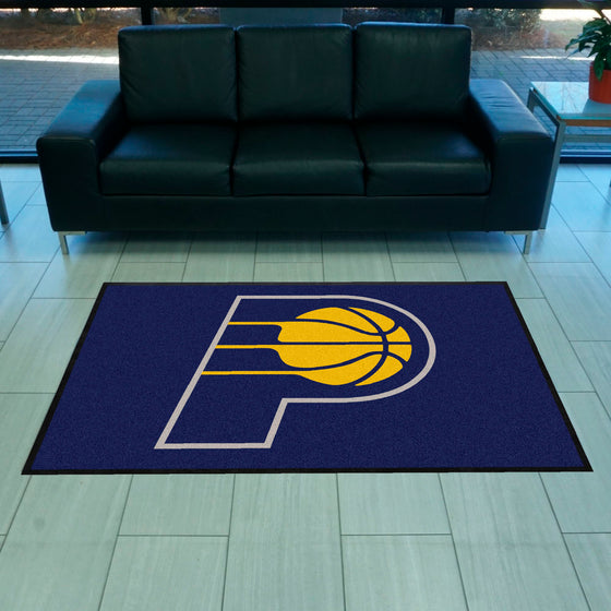 Indiana Pacers 4X6 High-Traffic Mat with Durable Rubber Backing - Landscape Orientation