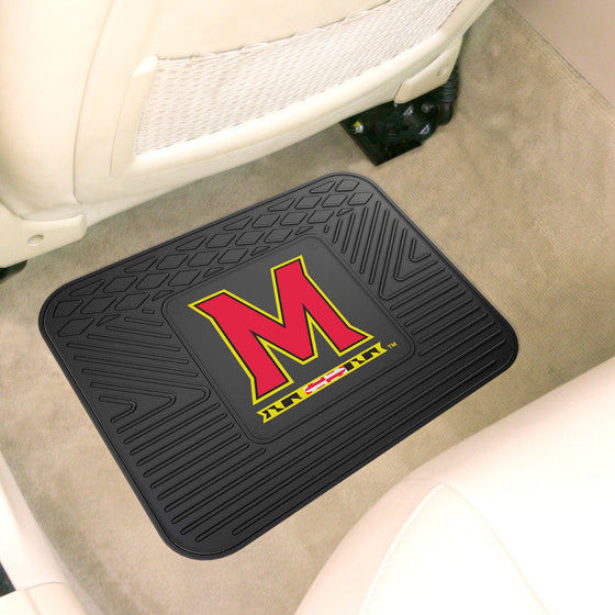 Maryland Terrapins Back Seat Car Utility Mat - 14in. x 17in.