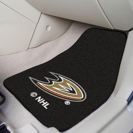 Anaheim Ducks Front Carpet Car Mat Set - 2 Pieces