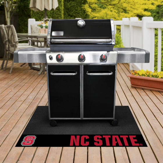 NC State Wolfpack Vinyl Grill Mat - 26in. x 42in., NSC Logo