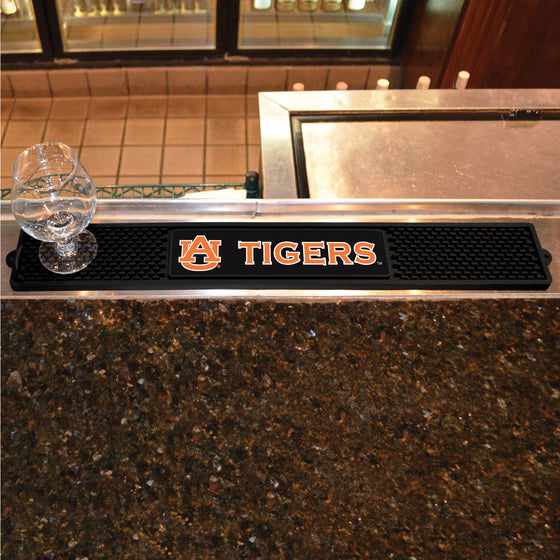 Auburn Tigers Bar Drink Mat - 3.25in. x 24in.