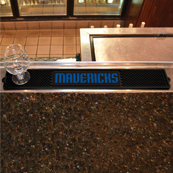 Dallas Mavericks Bar Drink Mat - 3.25in. x 24in.