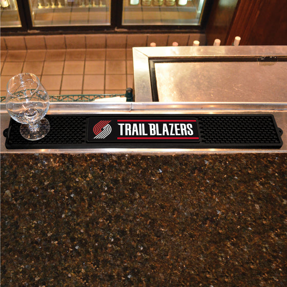 Portland Trail Blazers Bar Drink Mat - 3.25in. x 24in.