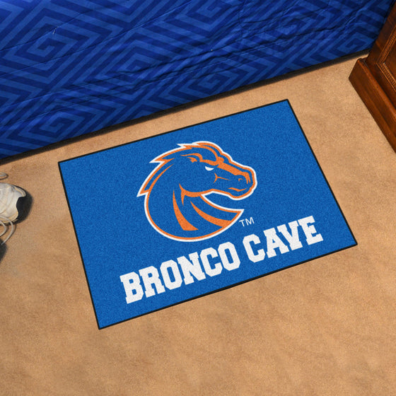 Boise State Broncos Man Cave Starter Mat Accent Rug - 19in. x 30in.