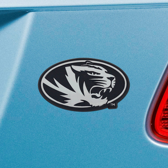 Missouri Tigers 3D Chrome Metal Emblem