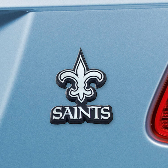 New Orleans Saints 3D Chrome Metal Emblem
