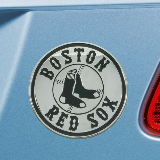 Boston Red Sox 3D Chrome Metal Emblem