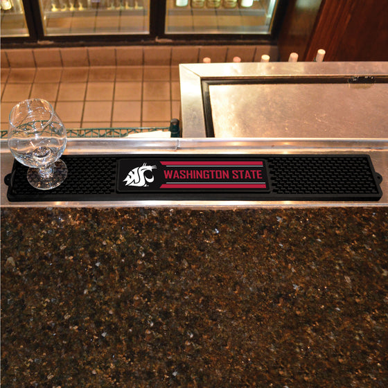 Washington State Cougars Bar Drink Mat - 3.25in. x 24in.