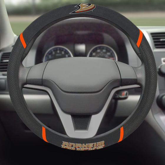 Anaheim Ducks Embroidered Steering Wheel Cover