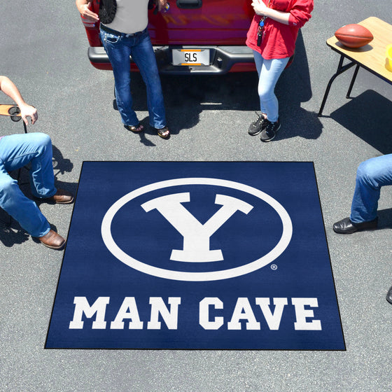 BYU Cougars Man Cave Tailgater Rug - 5ft. x 6ft.