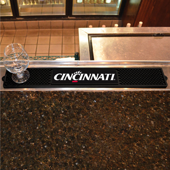 Cincinnati Bearcats Bar Drink Mat - 3.25in. x 24in.