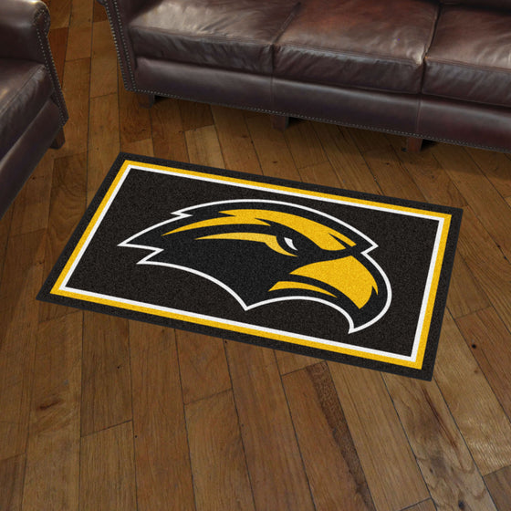 Southern Miss Golden Eagles 3ft. x 5ft. Plush Area Rug