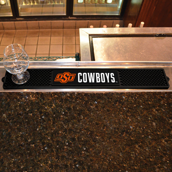 Oklahoma State Cowboys Bar Drink Mat - 3.25in. x 24in.