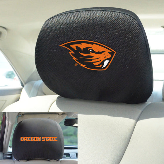 Oregon State Beavers Embroidered Head Rest Cover Set - 2 Pieces