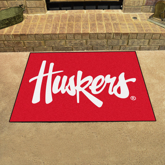 Nebraska Cornhuskers All-Star Rug - 34 in. x 42.5 in., "Huskers"