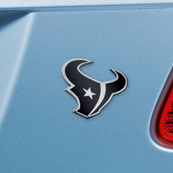 Houston Texans 3D Chrome Metal Emblem