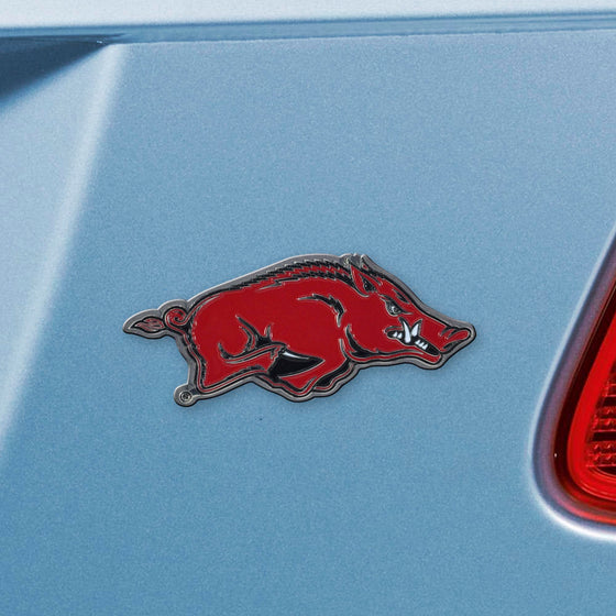 Arkansas Razorbacks 3D Color Metal Emblem