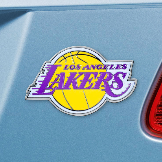 Los Angeles Lakers 3D Color Metal Emblem