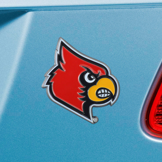 Louisville Cardinals 3D Color Metal Emblem