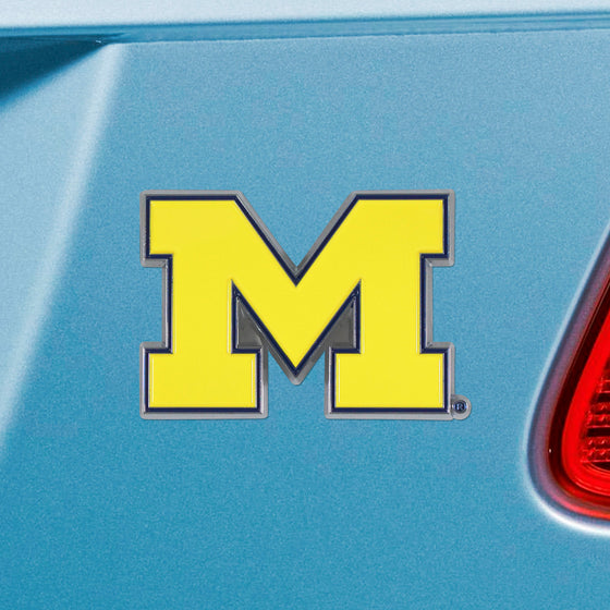 Michigan Wolverines 3D Color Metal Emblem
