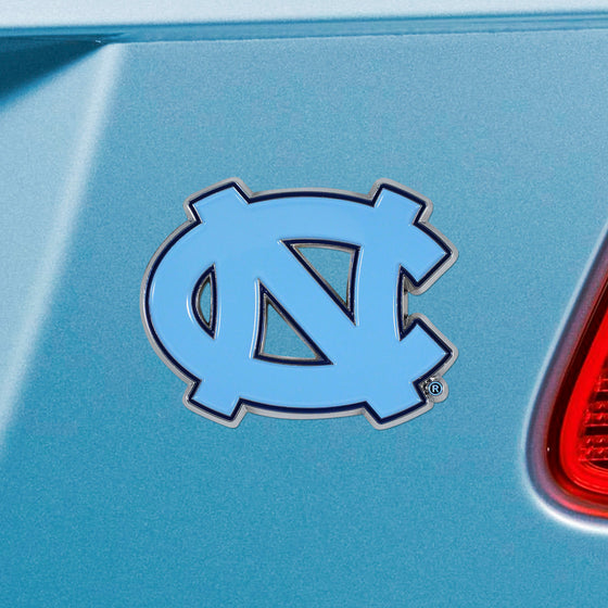 North Carolina Tar Heels 3D Color Metal Emblem