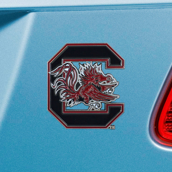 South Carolina Gamecocks 3D Color Metal Emblem