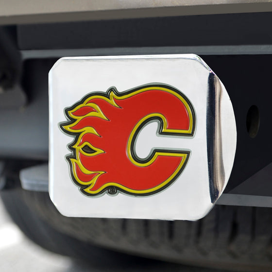 Calgary Flames Hitch Cover - 3D Color Emblem